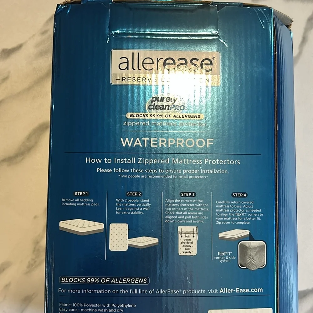 Allerease reserve collection waterproof